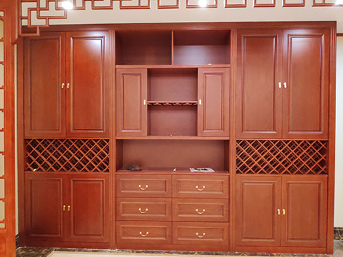 普陀中式家居装修之中式酒柜装修效果图