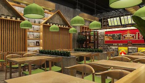普陀如何设计中式快餐店打造中式风味
